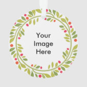 Doppelseitige Kranz-Rahmen-Verzierung Ornament (Rückseite)