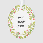 Doppelseitige Kranz-Rahmen-Verzierung Ornament (Vorderseite)