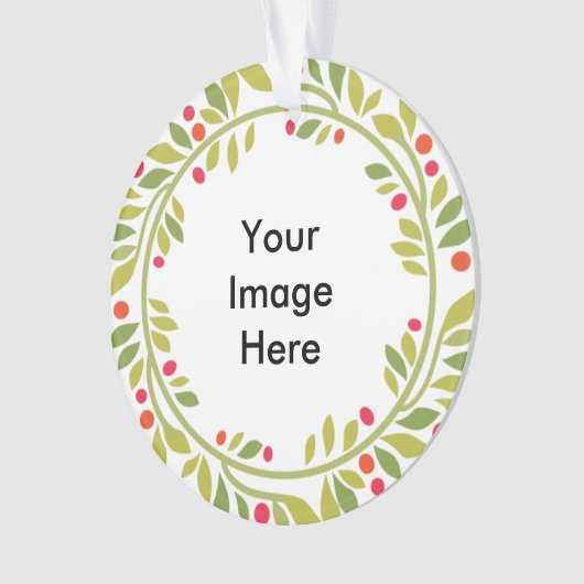 Doppelseitige Kranz-Rahmen-Verzierung Ornament (Vorderseite)