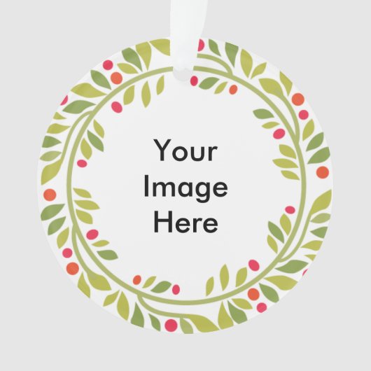 Doppelseitige Kranz-Rahmen-Verzierung Ornament (Vorderseite)