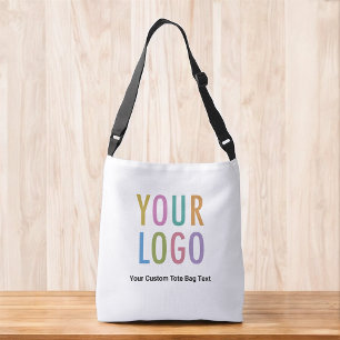 Doppelseitige Logo-Schultertasche, individuelle Ge Tragetaschen Mit Langen Trägern