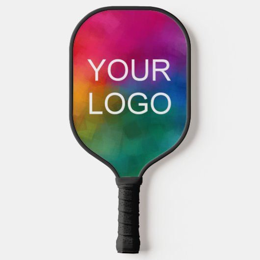 Doppelseitige Logokombination hier für Unternehmen Pickleball Schläger (Rückseite)