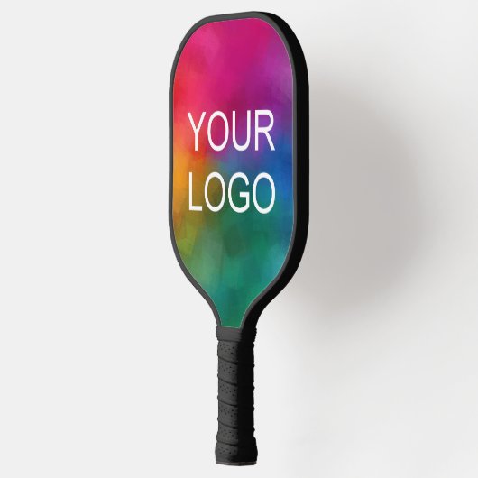 Doppelseitige Logokombination hier für Unternehmen Pickleball Schläger (Links)