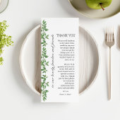 Doppelseitige Minimalistische Kalligrafie-Hochzeit