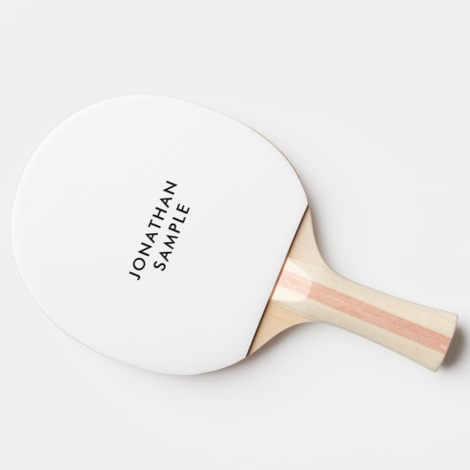 Doppelseitige, moderne, einfache Designbezeichnung Tischtennis Schläger (Seitenansicht)