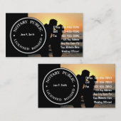 Doppelseitige Notar-Visitenkarten Visitenkarte (Vorne/Hinten)