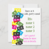 Doppelseitige Party Einladung für jeden Anlass (Rückseite)