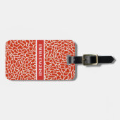 Doppelseitige Personalisierte Gepäckmarken Gepäckanhänger (Vorderseite horizontal)