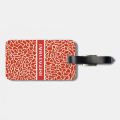 Doppelseitige Personalisierte Gepäckmarken Gepäckanhänger (Rückseite horizontal)