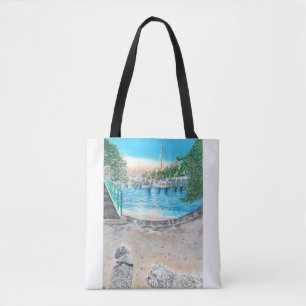 Doppelseitige Printkiste Secret Beach Tote Bag Tasche