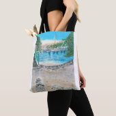 Doppelseitige Printkiste Secret Beach Tote Bag Tasche (Von Nahem)