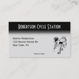 Doppelseitige Radtour mit Stundenkarte Visitenkarte