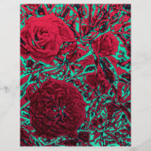 Doppelseitige Reto Elegantes Blumendesign (Vorderseite)