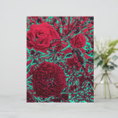 Doppelseitige Reto Elegantes Blumendesign (Stehend Vorderseite)