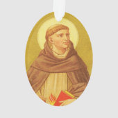 Doppelseitige St. Dominic (PM 02) Acryl Ornament (Rückseite)