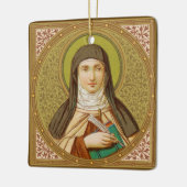 Doppelseitige St. Teresa (SNV 27) Keramik Keramikornament (Links)