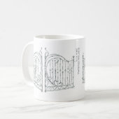 Doppelseitige Tasse des verdrehten Palastes (Vorderseite Links)