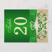 Doppelseitige Tischnummer (Vorderseite)