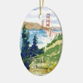 Doppelseitige Verzierung Golden gate bridges Keramikornament (Links)