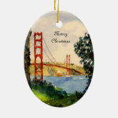 Doppelseitige Verzierung Golden gate bridges Keramikornament (Hinten)