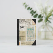 Doppelseitige Vintage Allzweckgeschäfts-Karten Visitenkarte (Stehend Vorderseite)