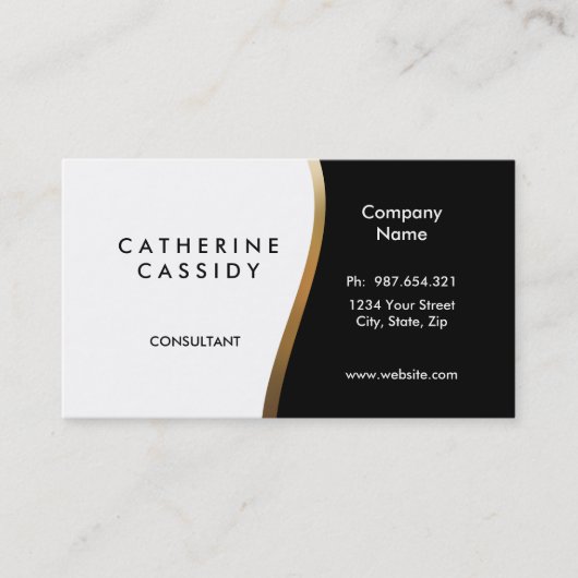 Doppelseitige Visitenkarte (Vorderseite)