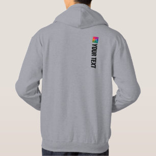 Doppelseitige Vorlage Hinzufügen von Fotos Moderne Hoodie