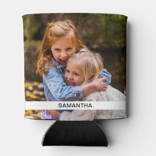 Doppelseitige Vorlage mit personalisiertem Namen k Dosenkühler (Rückseite)