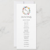 Doppelseitige Wildblume Hochzeitszeremonie mit Fla (Rückseite)