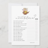 Doppelseitige Würden Sie lieber Brautparty-Spiele Einladung (Vorderseite)