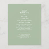 Doppelseitige, zweiseitige HAUSHALTSMITTEL-Monochr Flyer (Hinten)