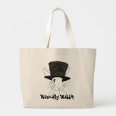 Doppelseitigen Wabbit-Text Jumbo Stoffbeutel (Rückseite)