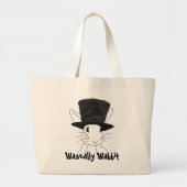 Doppelseitigen Wabbit-Text Jumbo Stoffbeutel (Vorne)