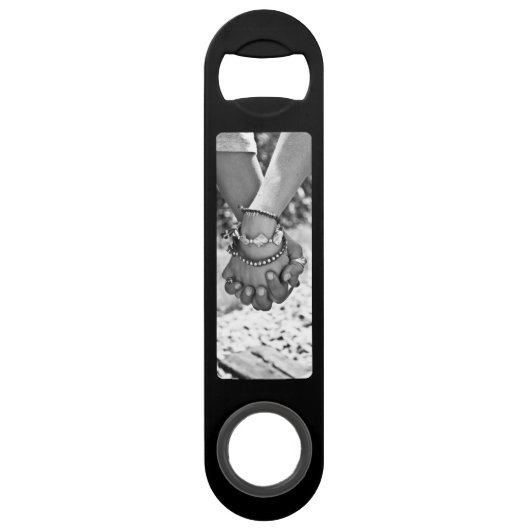 Doppelseitiger 2-Foto-Flaschenöffner Speed Flaschenöffner (Rückseite)