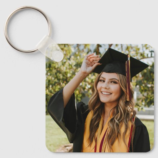 Doppelseitiger Abschluss Zwei Foto Schlüsselanhänger (Vorderseite)