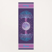 Doppelseitiger Baum des Mondes Yogamatte (Vorderseite)