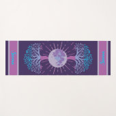 Doppelseitiger Baum des Mondes Yogamatte (Vorderseite (Horizontal))