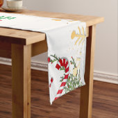 Doppelseitiger froher Weihnachtstisch-Runner Kurzer Tischläufer (Beispiel)