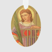 Doppelseitiger Hl. Laurentius von Rom (PM 04) Acry Ornament (Vorderseite)