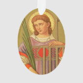 Doppelseitiger Hl. Laurentius von Rom (PM 04) Acry Ornament (Rückseite)