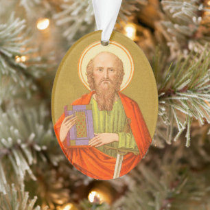 Doppelseitiger Hl. Paulus der Apostel (PM 06) Acry Ornament