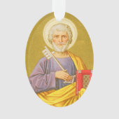 Doppelseitiger Hl. Petrus (PM 07) Acryl Ornament (Vorderseite)