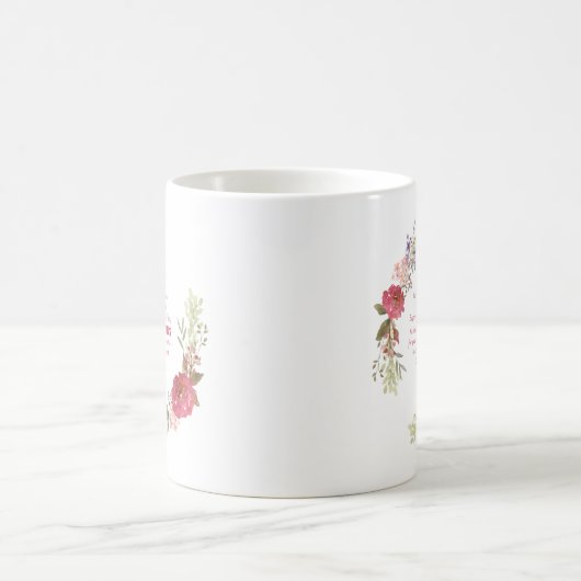 Doppelseitiger Jeremiah 1:5 Tasse (Mittel)