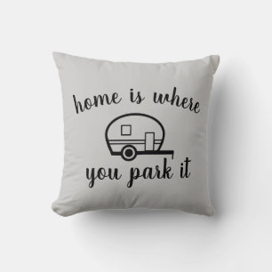 Doppelseitiger Kissen für den Camper