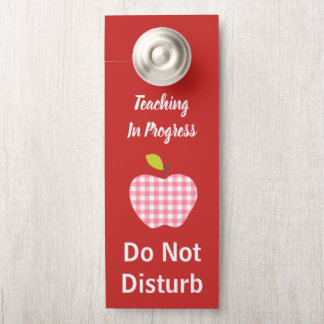 Doppelseitiger Lehrer Door Hanger Türanhänger