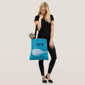 Doppelseitiger niedlicher Wal-personalisierte Tasche (Am Model)