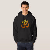 Doppelseitiger Om Mantra Symbol Yoga Männer Hoodie (Vorne ganz)