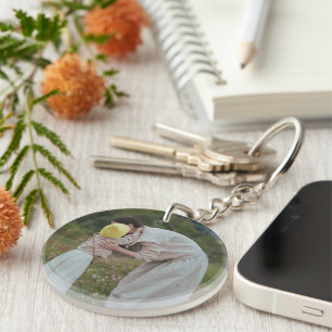 Doppelseitiger personalisierter Familienfoto-Schlü Schlüsselanhänger