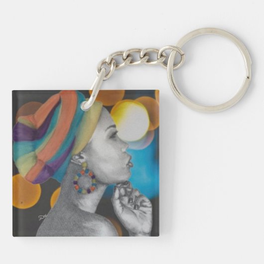 doppelseitiger Schlüsselanhänger (Rückseite)