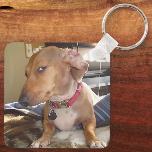 Doppelseitiger Schlüsselanhänger (Rückseite)